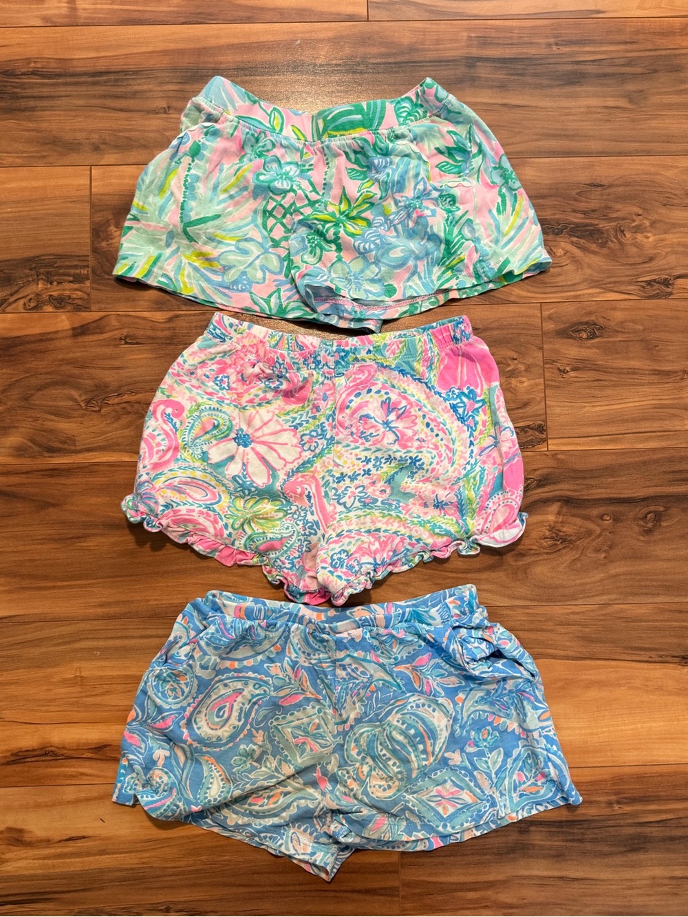 Lilly Pulitzer Girls Pastel Paisley & Floral Shorts